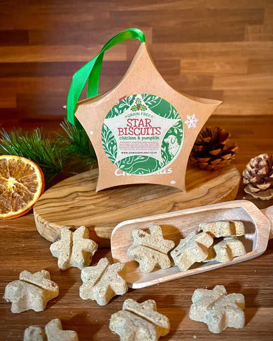 Plastic Free Christmas treat baubles for Dogs