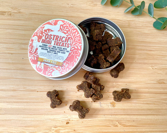 Ostrich Mini Tasty Treats - SOFT & CHEWY