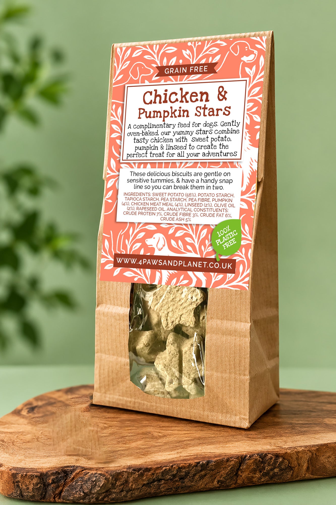 Grain Free Chicken & Pumpkin stars