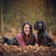 Eco Friendly Dog Treats in the UK shows image of a dog mum and her dog in the New Forest