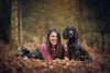 Eco Friendly Dog Treats in the UK shows image of a dog mum and her dog in the New Forest