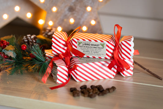 3 Bird Roast Christmas Crackers for Dogs
