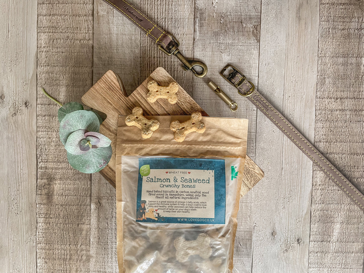Salmon & Seaweed Biscuit Bones