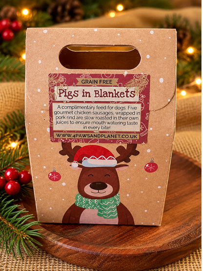 Pigs in Blankets | Grain-Free Christmas Dog Treats