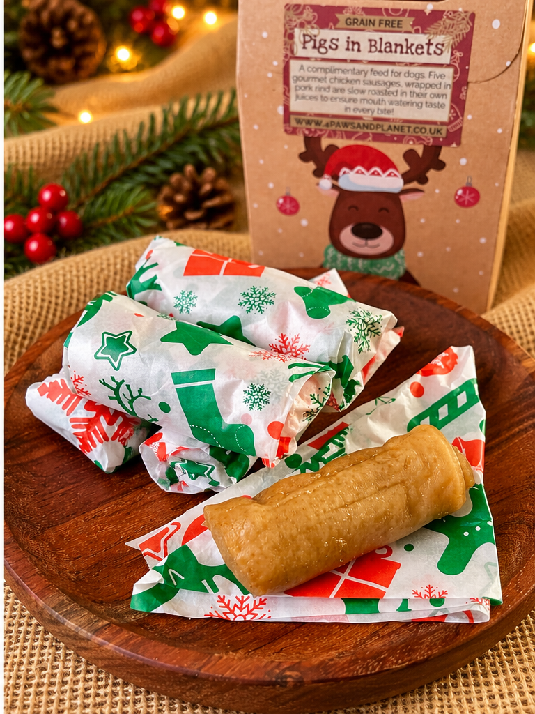 Pigs in Blankets | Grain-Free Christmas Dog Treats